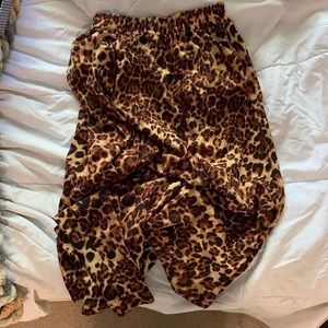 Leopard maxi skirt